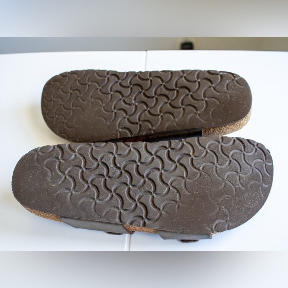 Birkenstock Arizona Oiled Leather Shimmer Brown Women’s Open-Toe Sandals Size 40 - Picture 11 of 13